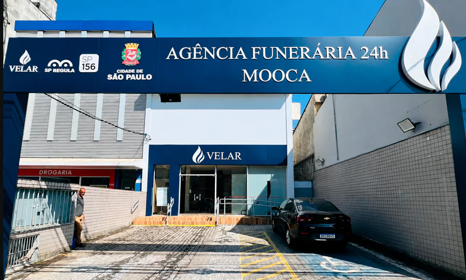 Fachada da agência funerária Velar Mooca